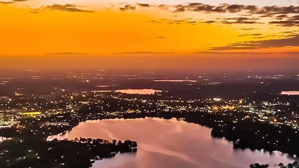 A beautiful shot of Lake Mary from Sky 13 pilot Chris Loughran on Thursday, March 14, 2019.