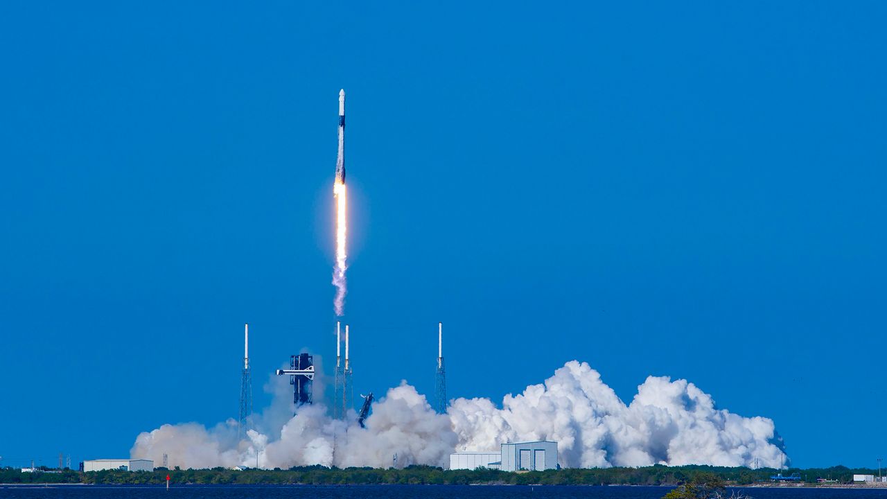 SpaceX’s Falcon 9 rocket left Space Launch Complex 40 at Cape Canaveral Space Force Station on Thursday, March 21, 2024, for the CRS-30 mission. (SpaceX)
