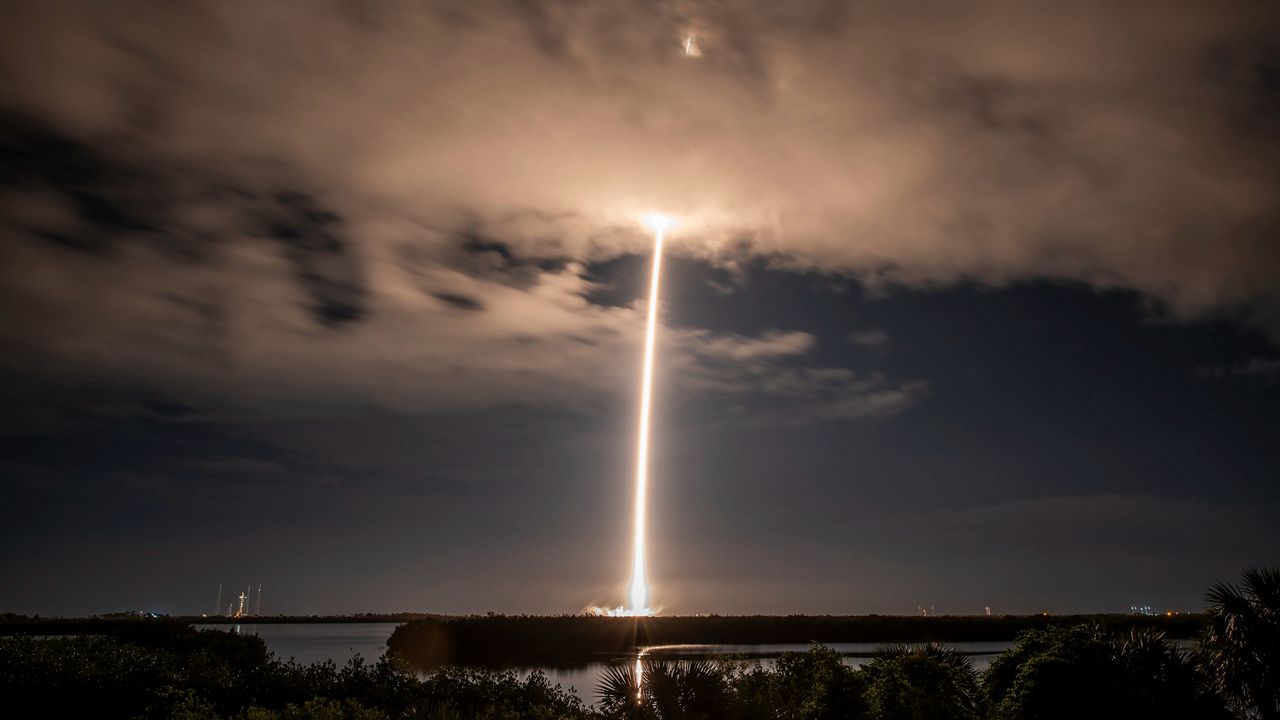 SpaceX's Falcon 9 took off to send the Starlink 6-42 mission to low-Earth orbit on Saturday, March 23, 2024. (SpaceX)