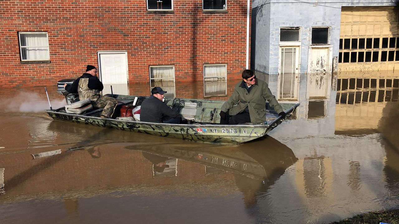 Flooding in Kentucky earlier this year. (Spectrum News 1/Khyati Patel)