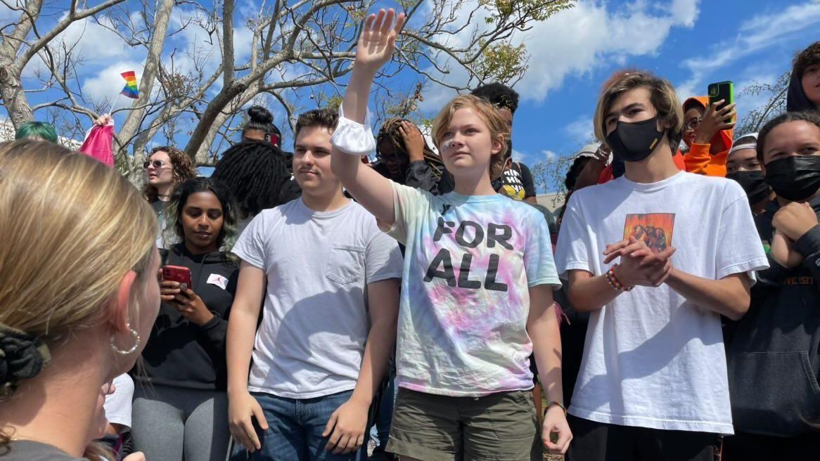 Florida students protest bill dubbed 'Don't Say Gay'