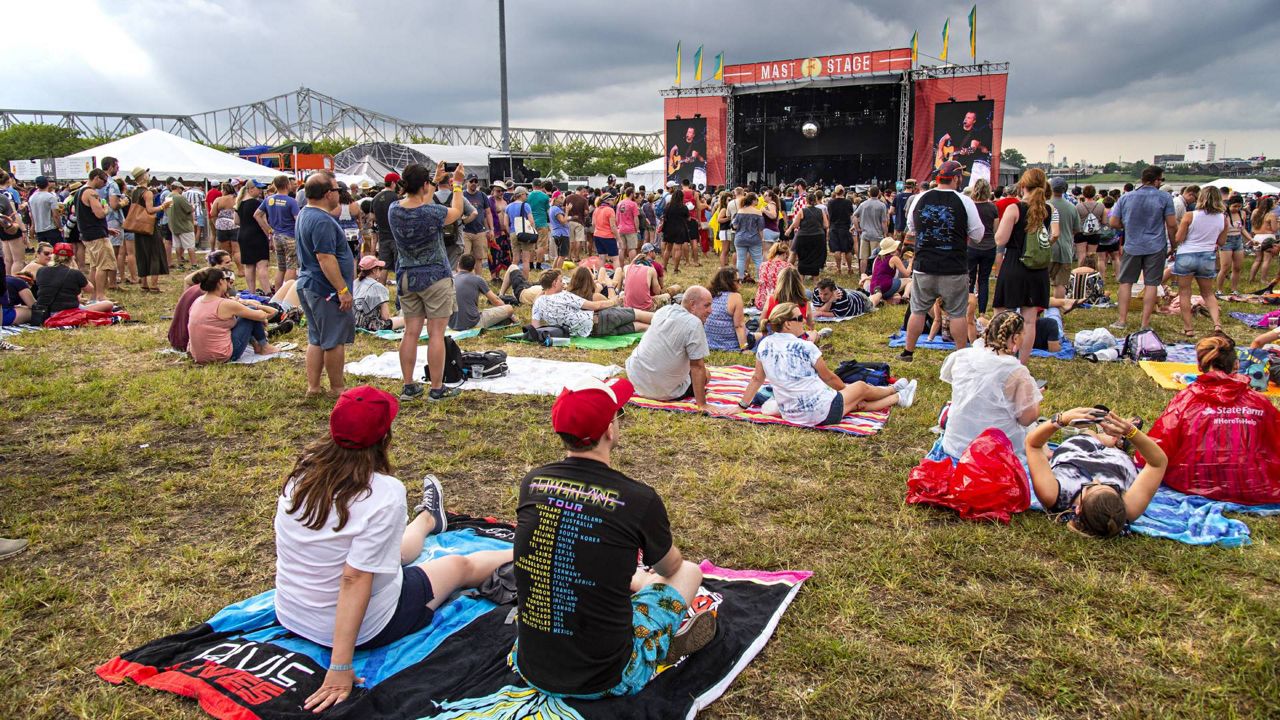 fans at forecastle festival