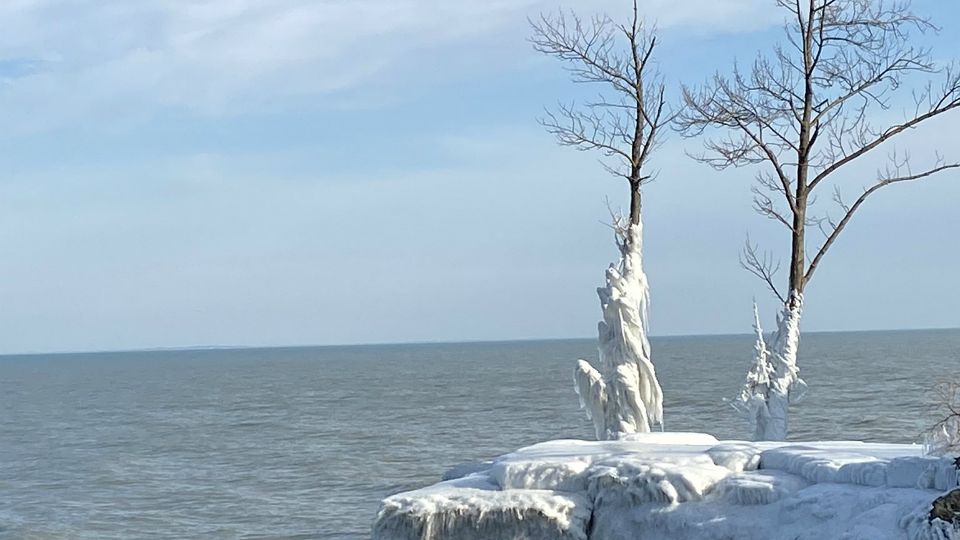 Icy Lake Erie