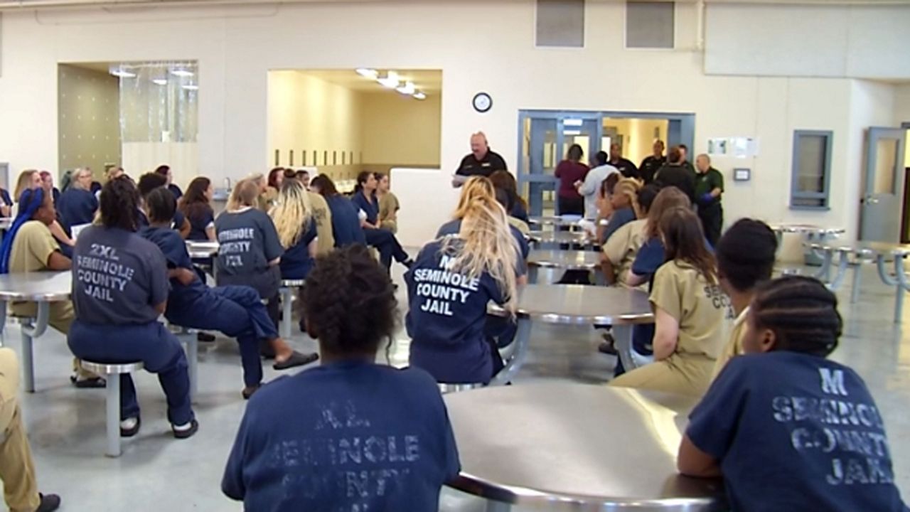 Every month, the Seminole County Sheriff's Office holds the Reentry Symposium, which helps inmates transition back into society. (Spectrum News image) 