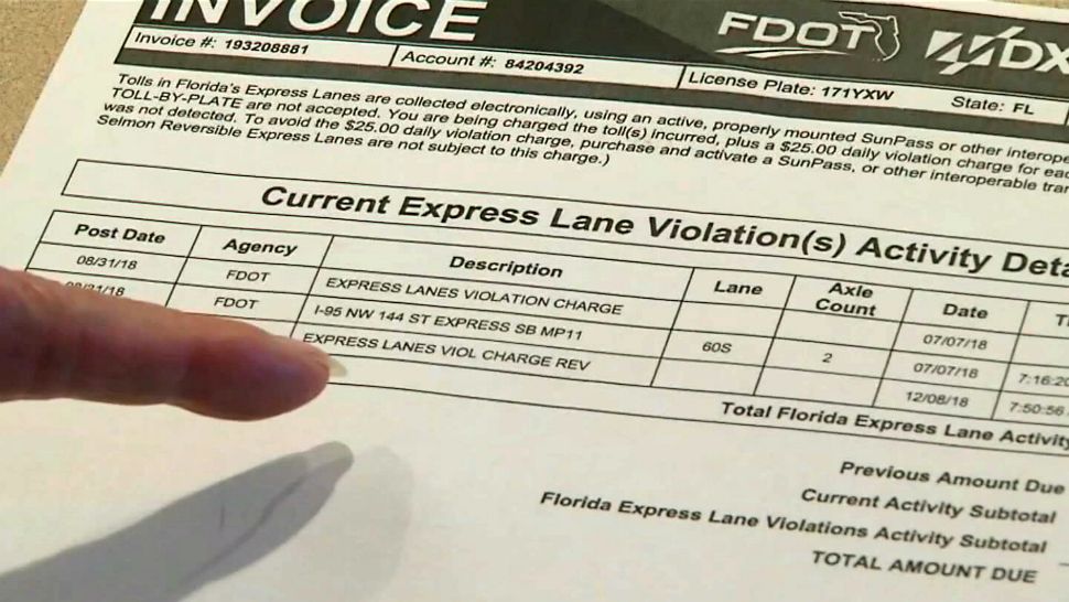 The Florida Department of Transportation says that although the chances are small, motorists who use SunPass might get an erroneous bill, particularly since it's recovering from a billing backlog. (Spectrum News 13)