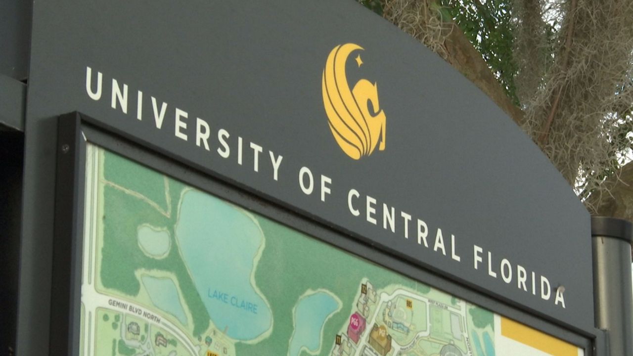 UCF campus sign