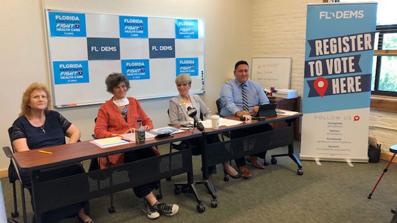 Florida Democrats talked health care in West Tampa on Thursday. (Mitch Perry/Spectrum Bay News 9) 