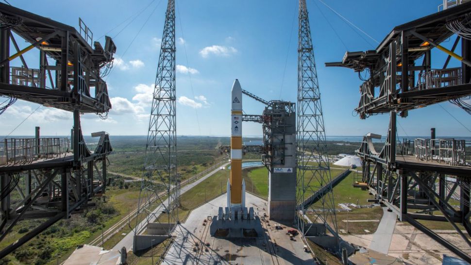 The first launch is ULA’s Delta IV Heavy rocket that is scheduled for a 2:12 a.m. EDT. Its mission is to send up a classified spy satellite for the National Reconnaissance Office. (File photo)