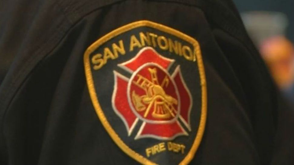 San Antonio Fire Department badge on a sleeve (Spectrum News/File)