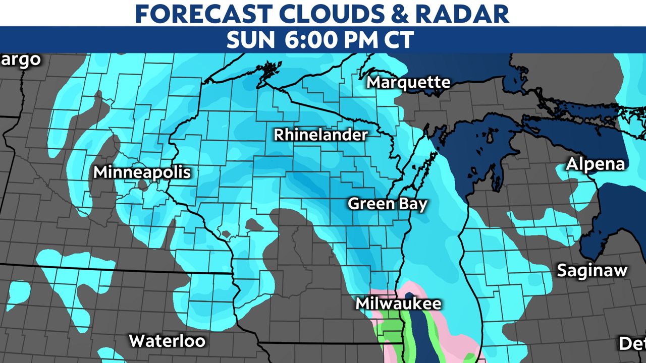 Snow continues to move through Wisconsin