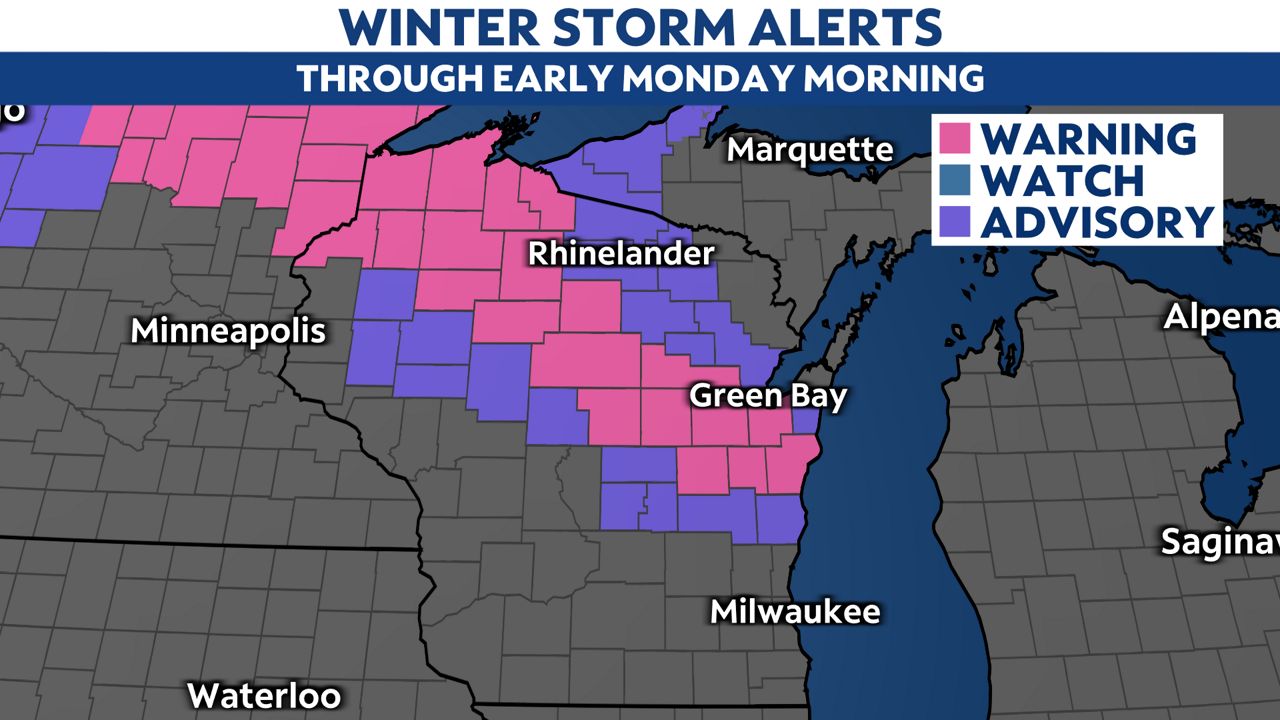 Snow continues to move through Wisconsin