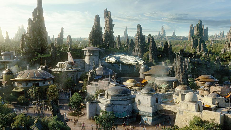 Concept art for Star Wars: Galaxy's Edge. (Courtesy of D23)