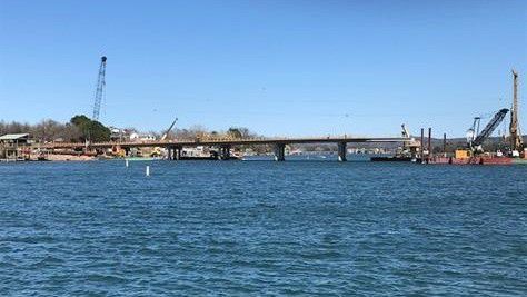 Photo of RM 2900 bridge construction (Texas Department of Transportation)