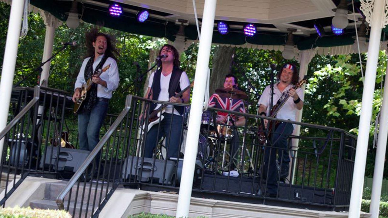 British Revolution performed popular British rock songs at Epcot's UK pavilion. (British Revolution Facebook Page)