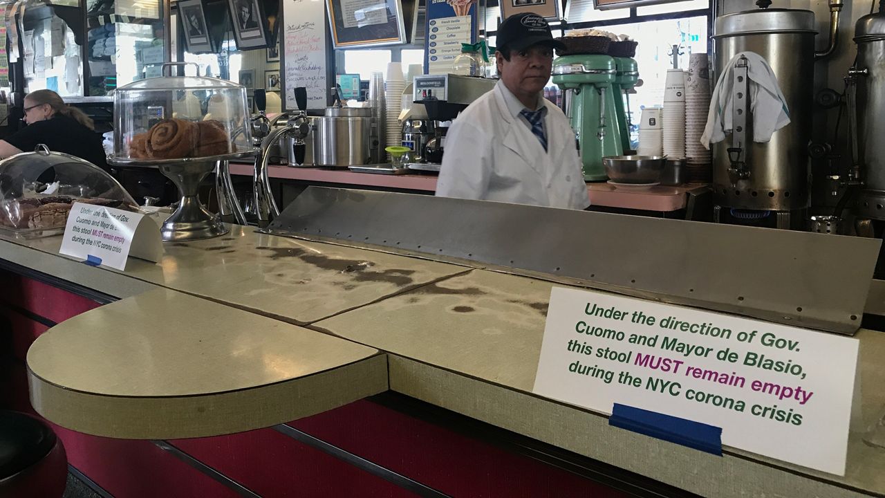 Sign a a diner