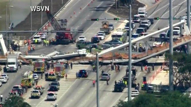 The March bridge collapse in Miami killed five motorists and one worker. (File)
