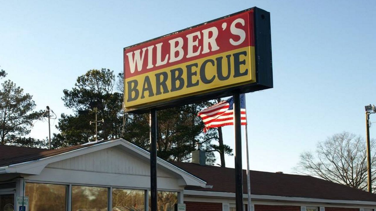 Wilbur's Barbecue sign