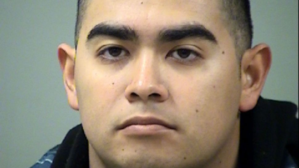 Jerry Saucedo, 24, was arrested accused of the online solicitation of a minor who turned out to be an undercover police officer. (Courtesy: Bexar County Jail)