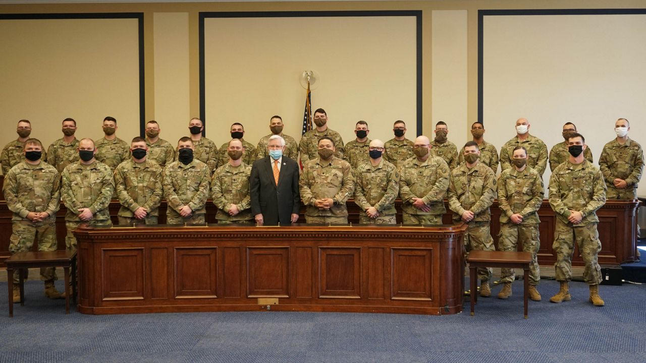 Kentucky National Guard Staying to Help in Washington D.C.