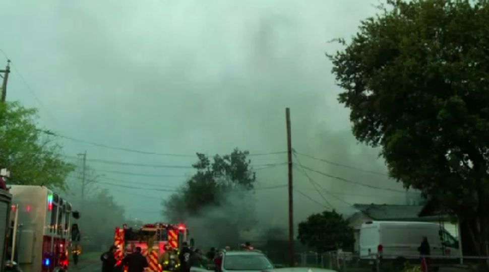 Fire Crews Battle Flames, Wind and Smoke Near West Side