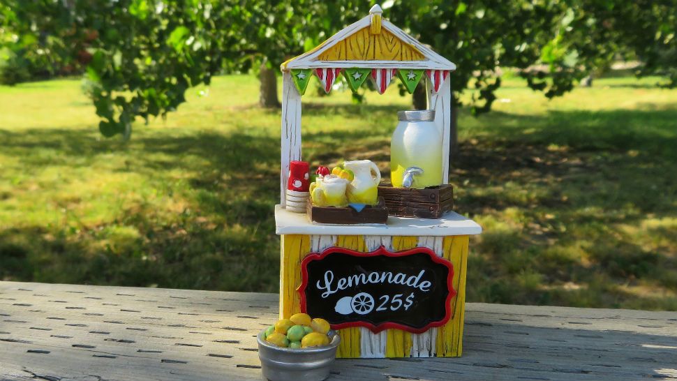 A model of a lemonade stand. (Photo Courtesy: ErikaWittlieb from Pixabay)