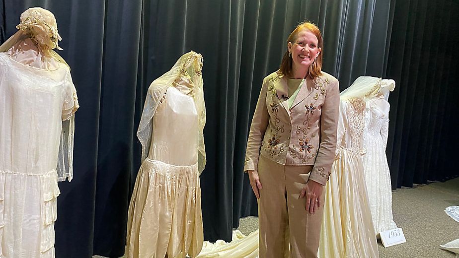 Wedding dress collector shares women’s history in unique way