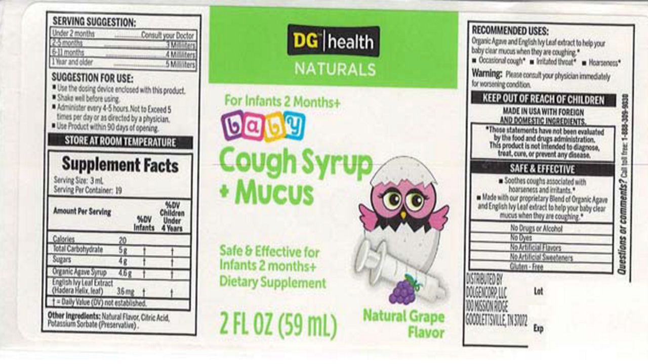 Recall Issued for Dollar General Infant Cough Syrup