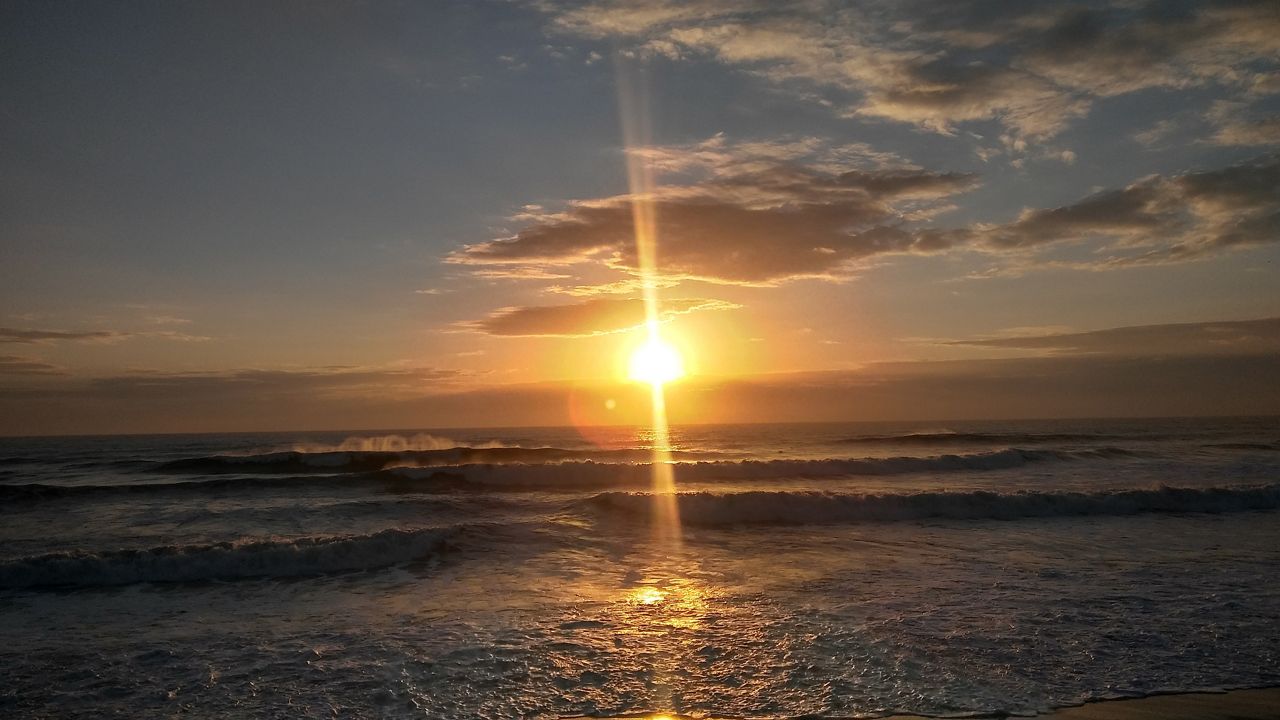 Submitted via the Spectrum News 13 app: A beautiful sunset on the east coast of Florida on Thursday, March 21, 2019. (Courtesy of viewer Mark Smith)