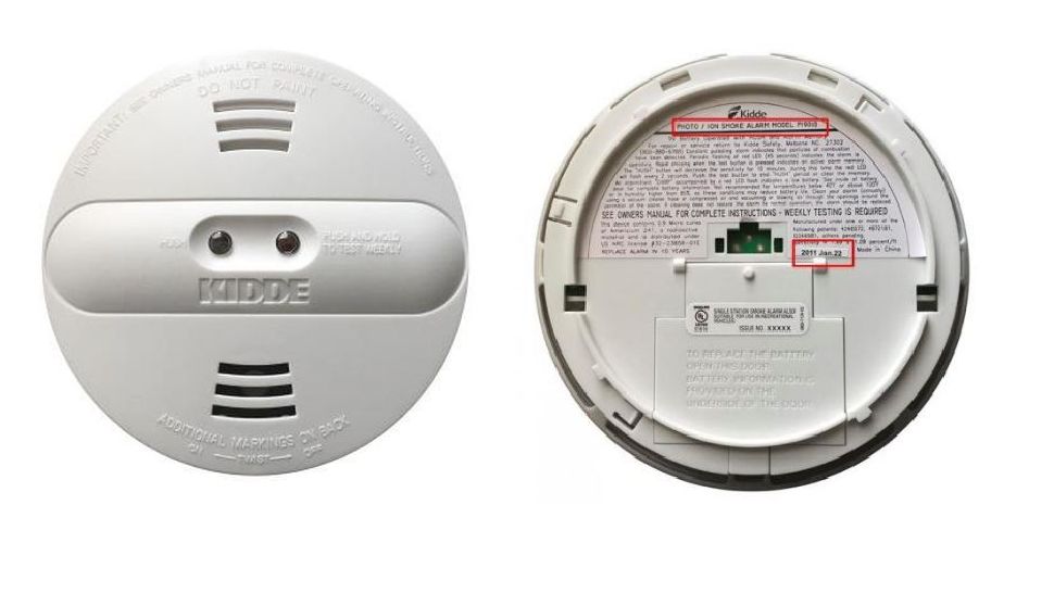 Smoke alarm recall