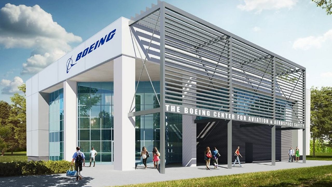 Artistic rendering of the Boeing Center for Aviation and Aerospace Safety at Embry-Riddle (Courtesy of Embry-Riddle)