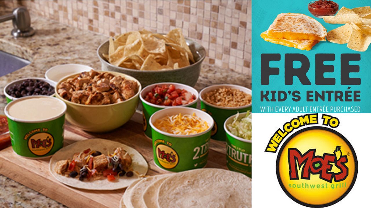 Moe's Southwest Grill Offers Free Kids Meals