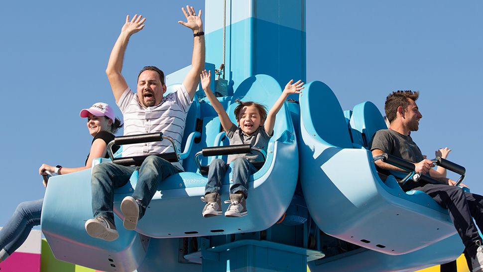 Jeremy Maguire, from the hit sitcom Modern Family, visited Lego Movie World at Legoland Florida. The new land officially opens on March 27. (Courtesy of Legoland Florida)