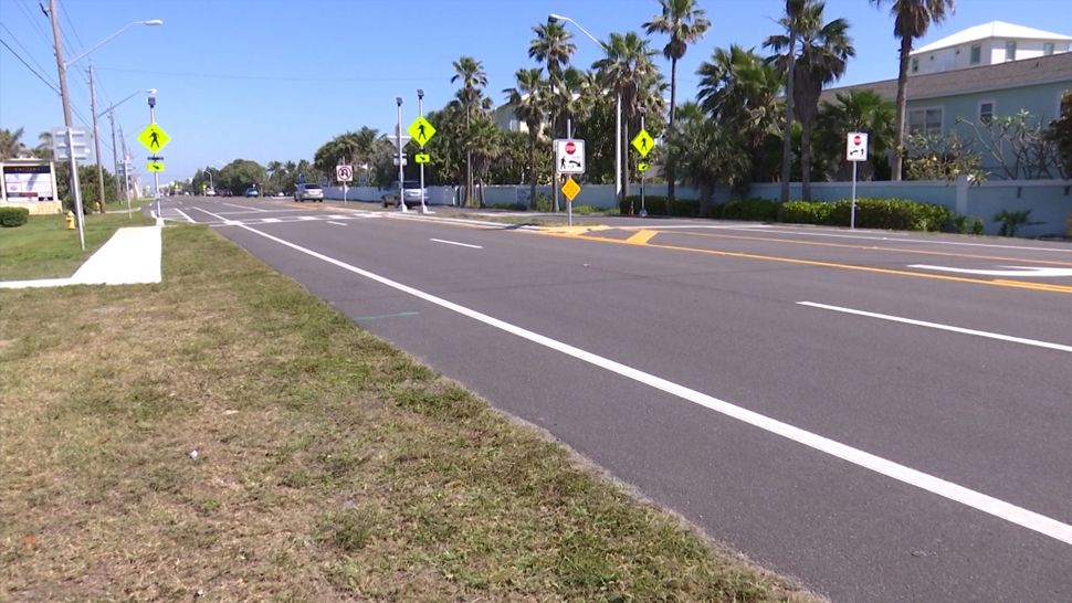 Drivers on A1A in Satellite Beach are saying FDOT's crosswalk improvements are going to take a lot of getting used to. (Krystel Knowles/Spectrum News 13)