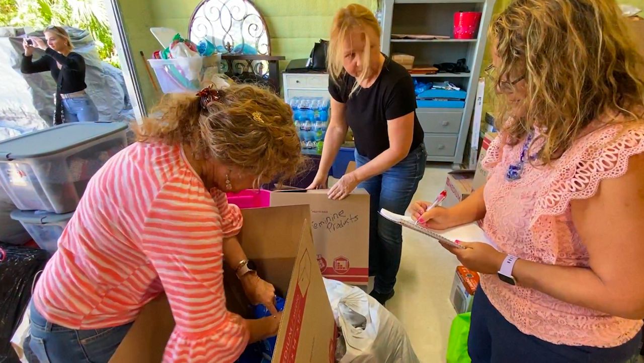 On Friday, the group loaded up donated supplies headed to the war ravaged country. (Greg Pallone/Spectrum News 13)