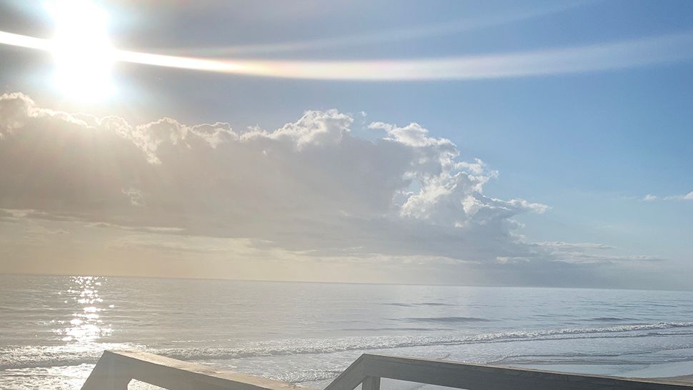 Submitted via the Spectrum News 13 app: Sunny start to the day in Satellite Beach, Monday, March 25, 2019. (Courtesy of viewer Ian Alfano)