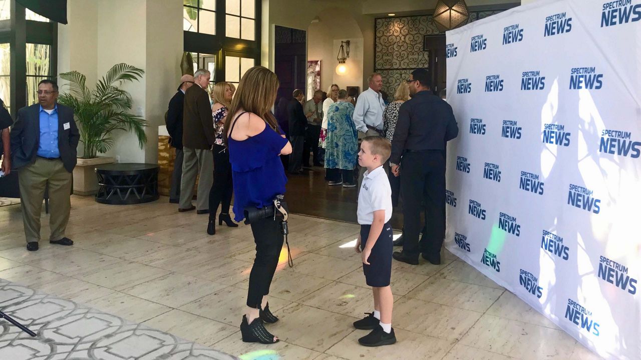 Our Everyday Heroes of 2018 joined us at the Alfond Inn in Winter Park for our annual 'Salute to Everyday Heroes' luncheon. Our photographer got to take a photo of our young hero Matthew Neve.