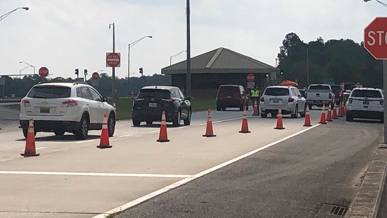 The Florida Department of Transportation has set up a checkpoint at Interstate 10 at the Alabama/Florida line. (Courtesy of FDOT/Facebook)