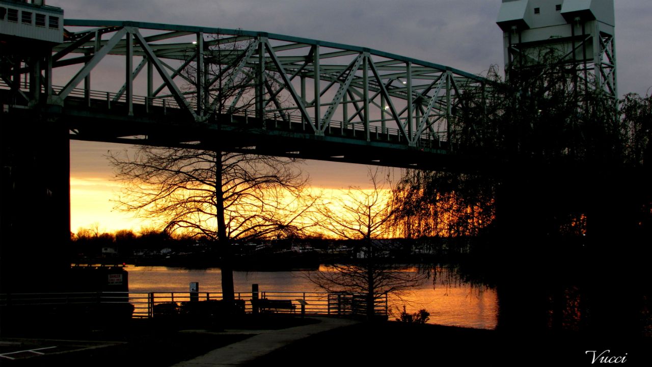 A recent sunset in Wilmington.  Photo by Tina Vucci.