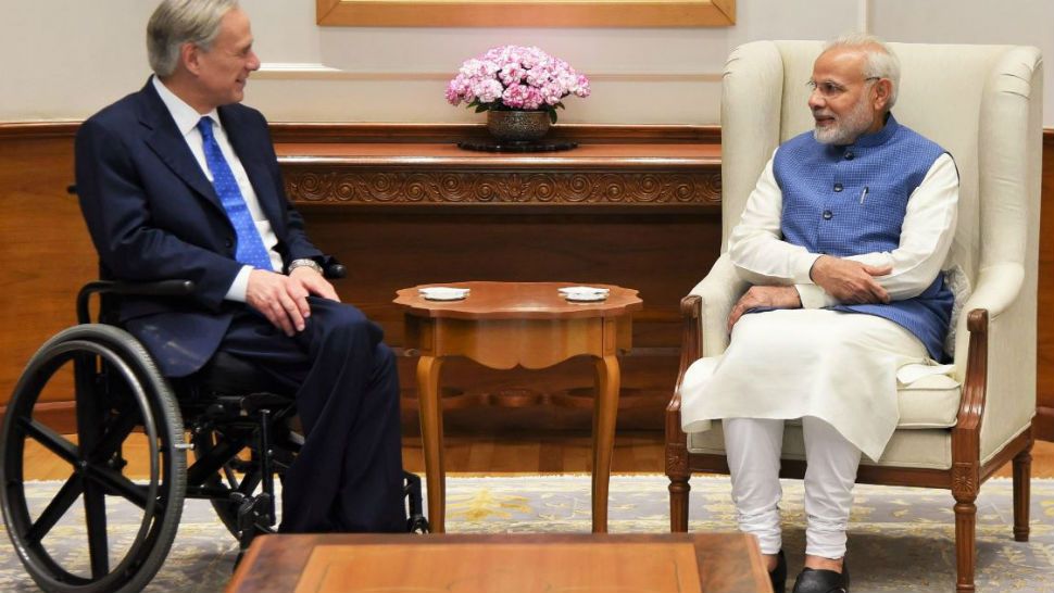 Gov. Abbott meeting with the prime minister of India