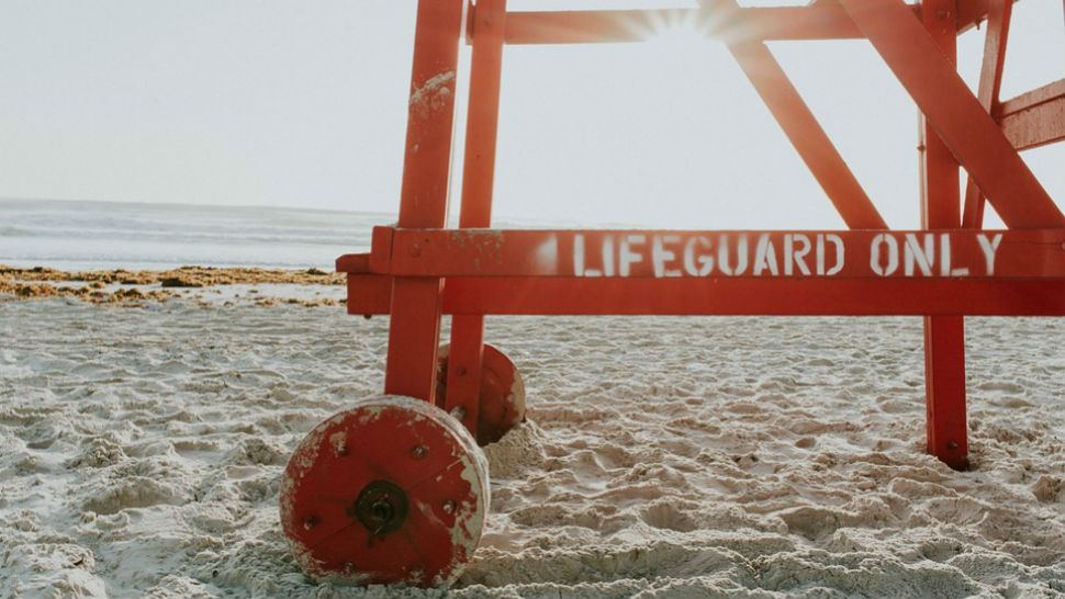 File photo of a lifeguard stand on the beach. 