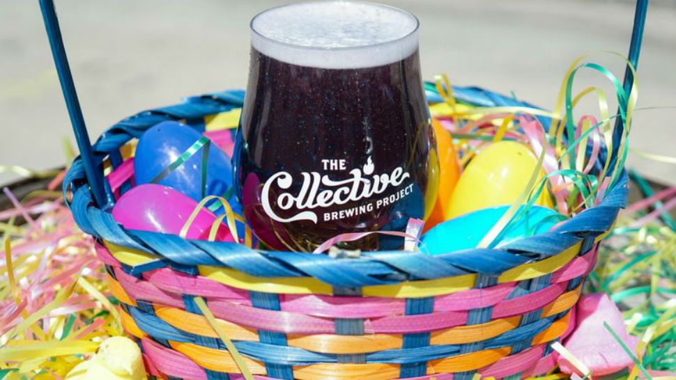 The latest zany concoction from the Fort Worth-based brewery, Collective Brewing, 'Peep this Collab.' Image/Collective Brewing, Twitter