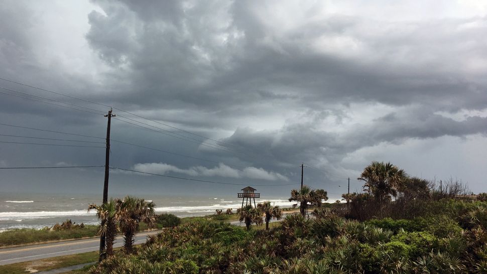 Submitted via the Spectrum News 13 app: Ormond-By-The-Sea saw some heavy storm clouds on Sunday, April 15, 2018. (Judy Hogan, viewer)