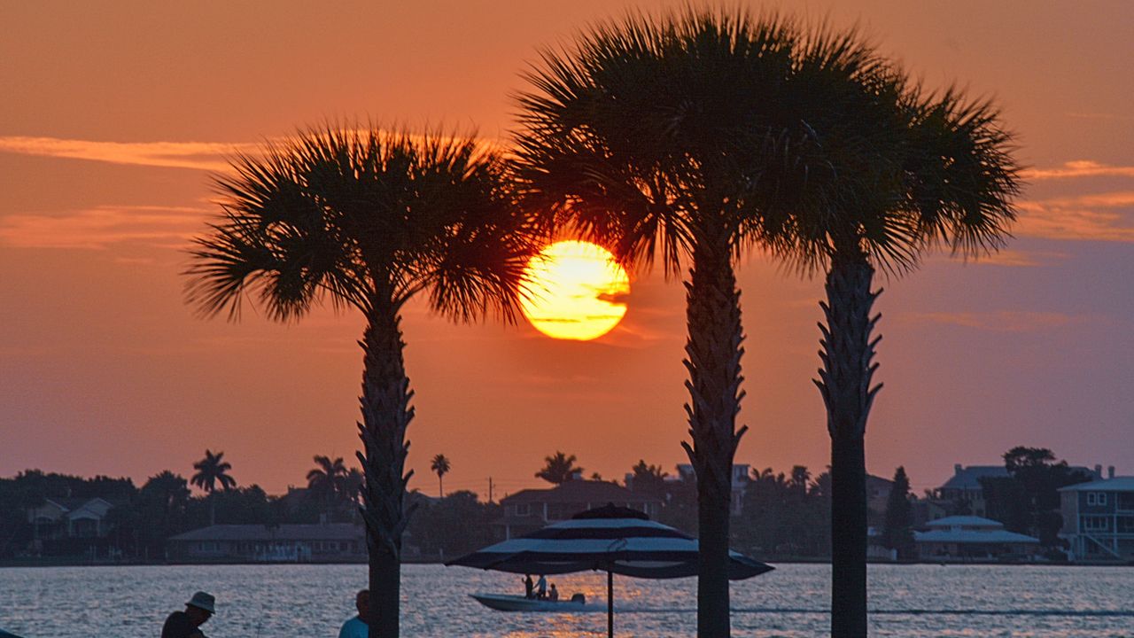 It was serine evening at the Belleair Bluffs across the intercoastal Friday, April 17, 2020. (Photo courtesy of Kristyn Sabbag, viewer)