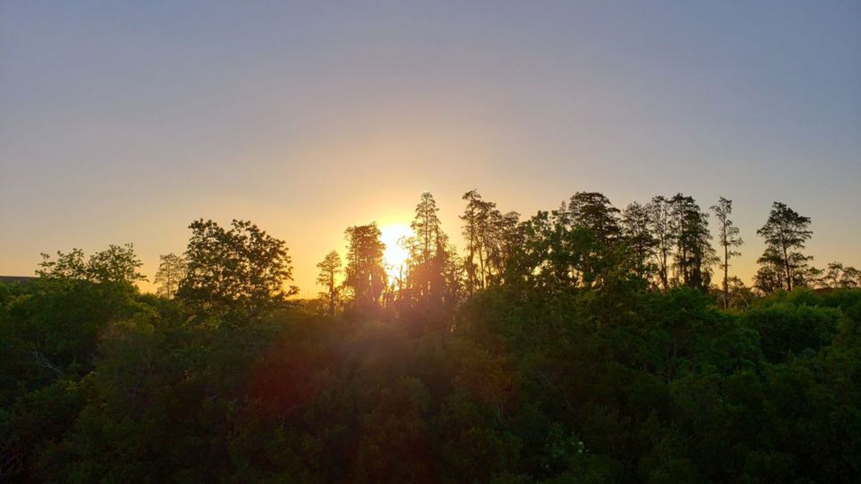 The heavy rains from the severe storms finally went away on Friday, April 19, 2019. (Courtesy of Ryan Slattery, viewer)