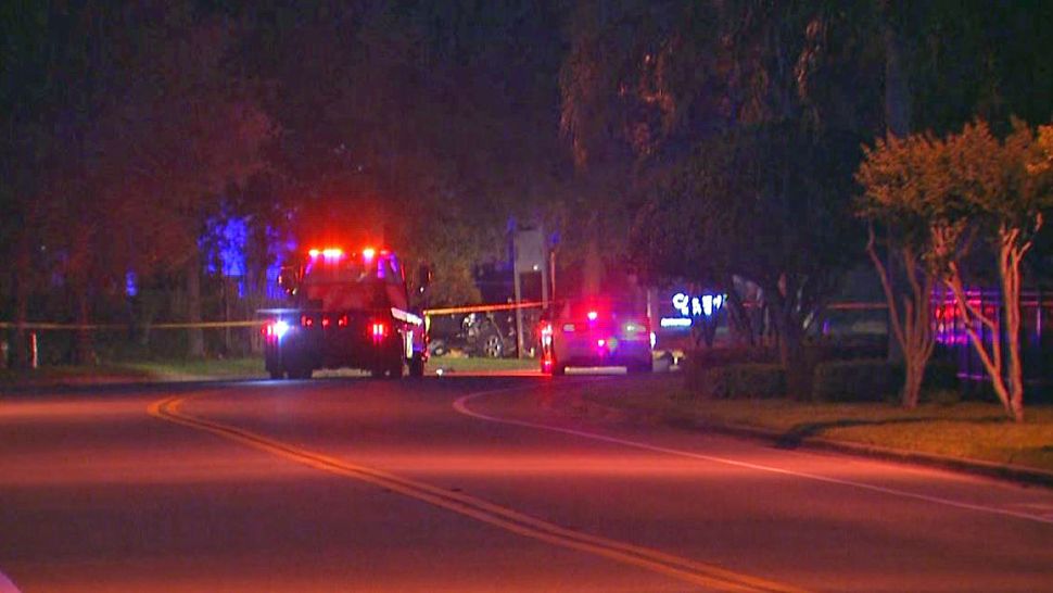The Orlando Police Department confirmed that at least one person has died and that Bent Pine Drive between Semoran and Corporate Centre boulevards are closed. (Daniel Macaluso, staff)