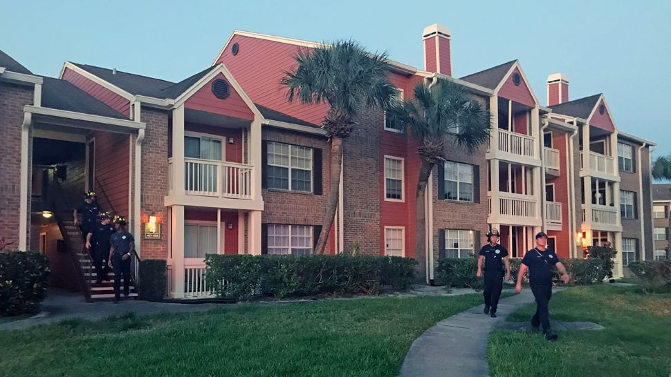 The St. Pete Fire Rescue responded over the weekend and taped off parts of Vantage Point Condominiums where the cracking was discovered. (Spectrum Bay News 9)