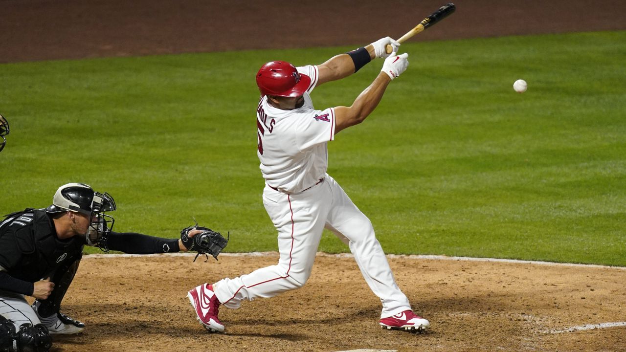 Albert Pujols' three-run homer, 04/02/2021