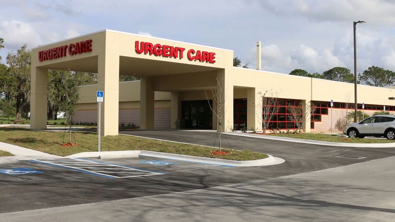 Watson Clinic's Urgent Care South facility. (Stephanie Claytor/Spectrum News)