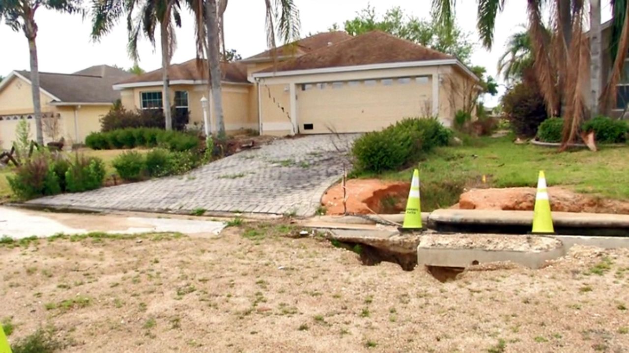 Villages Residents Fed Up With Sinkhole Eyesore