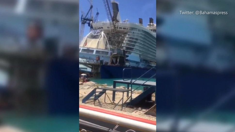 Oasis of the Seas Cruises Canceled After Crane Falls on Ship